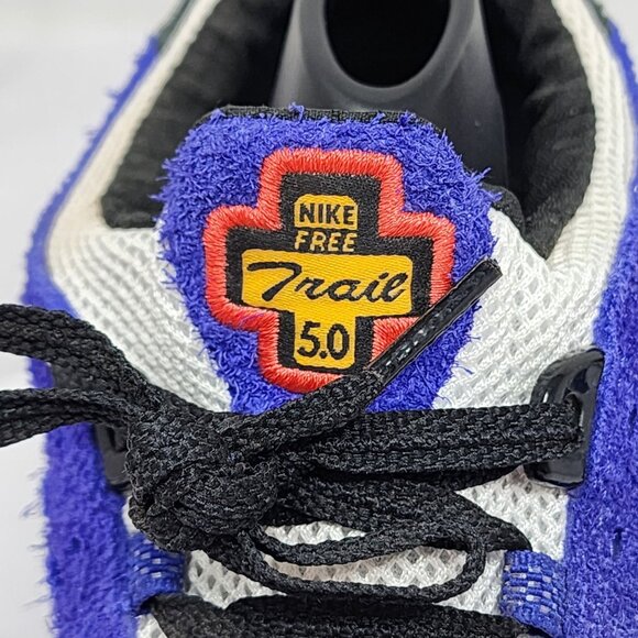 Nike Women’s Free Run Trail 5.0 Running Shoes Size 9.5 Concord Blue Taxi Sneaker - Picture 7 of 10